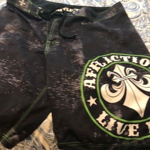 Affliction board shorts